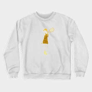 Tennis Player Girl Crewneck Sweatshirt